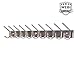 WEBI Coat Rack Wall Mount,10 Coat Hooks for Hanging Coats,30 Inch Stainless Steel Coat Hanger Wall Mounted Hook Rack Rail for Clothes,Jacket,Brushed Nickel