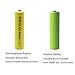 QBLPOWER 1.2v AAA NiCd 600mAh Triple A Rechargeable Battery Cell for Outdoor Solar Lights Garden Lamp (4 Pack AAA)