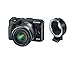 Canon EOS M3 Mirrorless Camera Kit with EF-M 18-55mm Image Stabilization STM Lens and Mount Adapter EF-EOS M - Wi-Fi Enabled (Black)