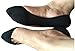 CAcB sox Women's Ultra Low Cut Socks w/ Ball of foot Cushion & Silicone Grips