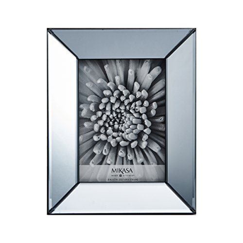 Mikasa Mirror Picture Frame, 5x7Inch, Gray Home & Kitchen