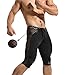 MIZOK Men's Soft Mesh Jammer Swim Suit with Drawstring Black,L