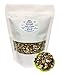 DelighTeas Organic Calm & Peace Tulsi Holy Basil Tea | Ayurvedic Loose Leaf Tulsi, Ashwagandha and Licorice Tea | Adaptogen Blend | USDA Organic, Non-GMO, Caffeine Free, Sugar Free | 40 Servings, 3 oz