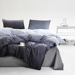 Luxlovery Grey Gradient Velvet Comforter Full