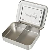 LunchBots Bento Duo Large Stainless Steel Food Container