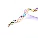 U7 Women Birthstone Crystal Bracelet 18K Gold Plated Round Cut Cubic Zirconia Tennis Bracelet, 7.5 Inches (Mixed Color Stones - 18K Gold Plated Plated)