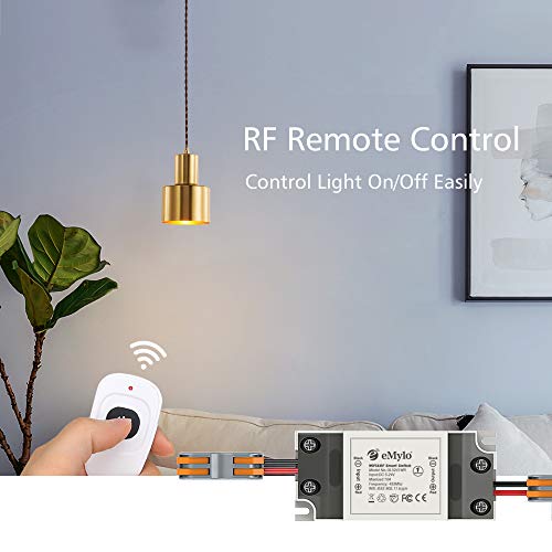 eMylo Smart WiFi RF Light Switch Wireless Remote Control Relay Module