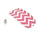 TopCase Chevron Series Pink USB Optical Wireless Mouse for Macbook (pro, air) and All Laptop + TopCase Designed Chevron Mouse Pad