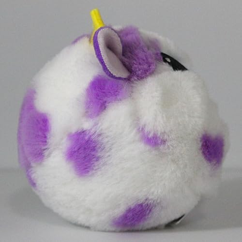 Beanie Bouncers - Daisy la Mucca Viola con gli Occhioni Azzurri, Teneri Animaletti Rimbalzanti tutti da collezionare, T83059