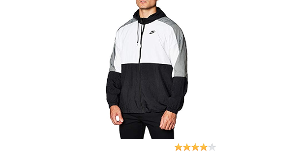 Amazon.com: Nike NSW Chaqueta con capucha Tejido Color Block Negro/Blanco/Gris  Humo/Negro MD : Ropa, Zapatos y Joyería