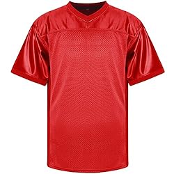 Blank Football Jersey, Sports T-Shirt Hip Hop