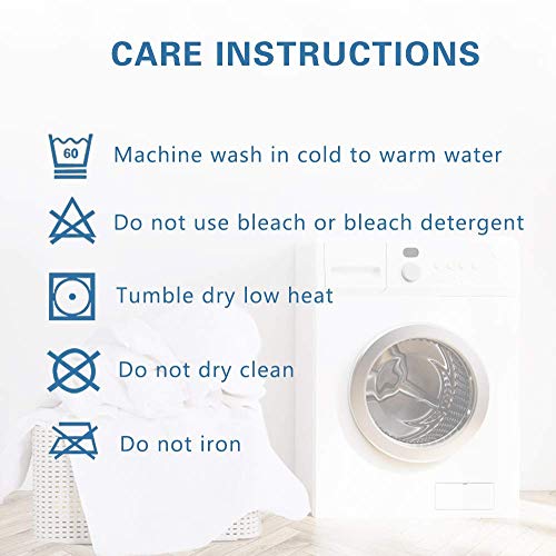 Bedecor Waterproof (Top and around) Mattress Protector Cotton Deep Pocket 30cm - Single (90x190/200cm) - Blue