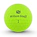 WILSON Staff DUO Optix Golf Ball, Soft, Green, Model:WGWP41500