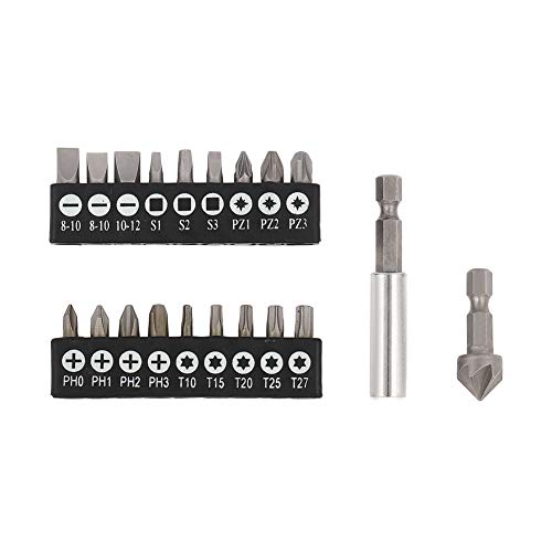 COMOWARE Drill and Driver Bit Set, Drill Bit Set for Metal & Wood