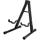 Duramex Universal Foldable Folding GUITAR STAND (A-FRAME) - Fits Any Guitars, Acoustic, Electric, Bass, Classical