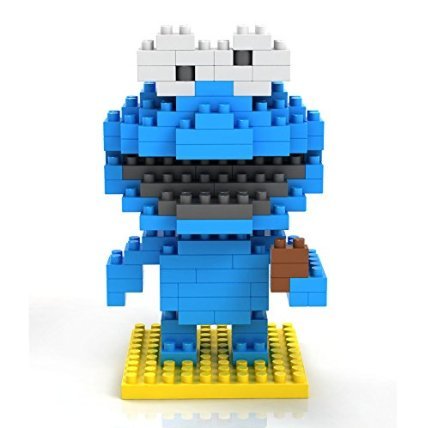 Sesame Street Cookie Monster - iBlock Fun LOZ Diamond Micro Block Set
