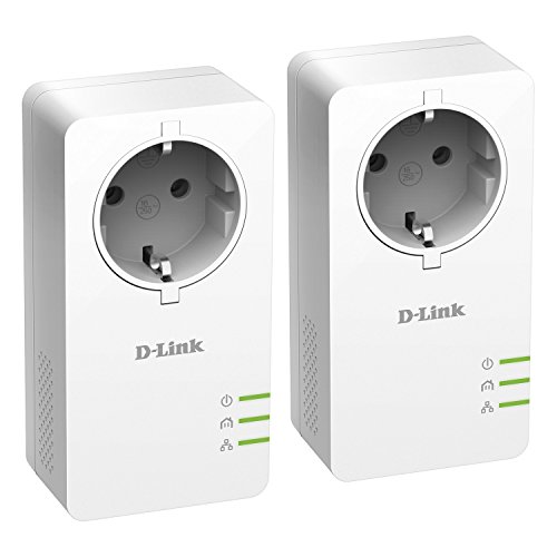 D-Link DHP-P601AV – Kit Powerline AV2 PLC 1000 Extensor de Red por cableado eléctrico del hogar, con Toma de Enchufe...