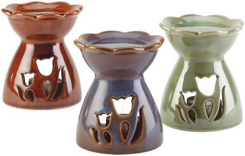 Essential Oils Warmer Modern Fragrance Oil Warmer Elegant Flower Oil Warmer Trio
