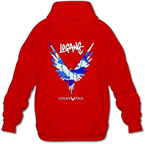 Men's Logan Paul Parrot Logo Pullover Cotton Hooded Sweatshirt