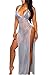 L&ZZ 2017 New Women's Beach Tops Sexy Perspective Cover Dresses Bikini Cover-ups Net Coverups (M, White)
