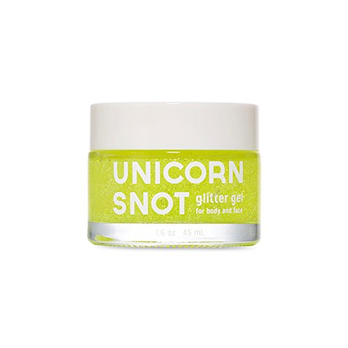 Unicorn Snot Glitter Gel for Face, Body and Hair, 45ml Yellow (Vegan
