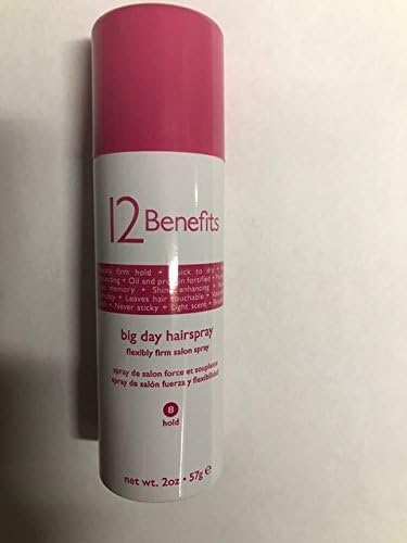 12 Benefits Big Day Hairspray 2oz Travel Spray