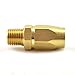 Interstate Pneumatics HRPZ26-01 3/8 Inch Reusable Hose-End Repair Fitting with 1/4 Inch NPT Male for 3/8 Inch Polyurethane Hose (HU16 Series)