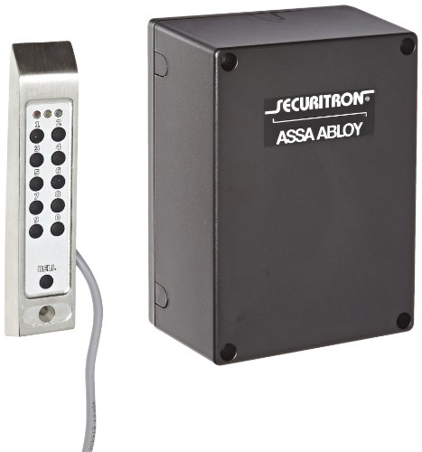 Securitron Stainless Steel Narrow Stile Digital Keypad System, Satin Stainless Finish