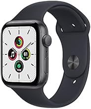 Apple Watch SE (GPS, 44mm) - Space Grey Aluminium Case with Midnight Sport Band