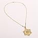 MOOCHI 18K Gold Plated Allah Pedant Islamic Religion Necklace Jewelry