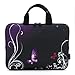 iColor 11 11.6 12 12.1 12.5 inch Laptop Carrying Bag Chromebook Case Notebook Ultrabook Bag Tablet Cover Neoprene Sleeve for MacBook Air Purple Butterfly