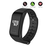 TIISON Fitness Tracker, Smart Bracele Smart Watch Waterproof Pedometer Activity Tracker with Heart Rate Monitor, Blood Pressure Blood Oxygen Monitor Bluetooth 4.0 for IOS Android