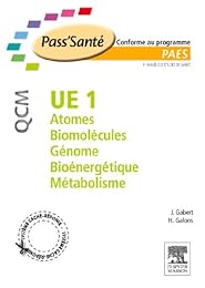 UE1 atomes, biomolécules, génome, bioénergétique, métabolisme