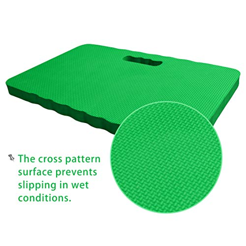 PHYEX 2 Pack Foam Kneeling Pad, Bath Kneeler for Baby Bath, Large Seat Cushion for Home Garden Patio Outdoor School Car Repair, Green 18”x11”x1” - Thumbnail 2