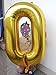 40 Inch Gold Big Number 2 Balloon Birthday Party Decorations Helium Foil Mylar Number Balloon Digital 2