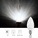 LOHAS C7 Light Bulb, E12 Candelabra Base LED Bulb, 1watt Mini Night Light LED Bulbs, Cool White 6000k, 110-130V Small Lights, Not-Dimmable 360 Beam Angle for Salt Lamp Bedroom Nursery, Pack of 6