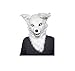 Plus Faux Fur Mr. Fox Mask with Moving Mouth