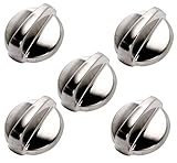 WB03T10284 Burner Control Knobs for General Electric GE Range/Stove/Oven Knob AP4346312 PS2321076, 5 Pack