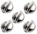 WB03T10284 Burner Control Knobs for General Electric GE Range/Stove/Oven Knob AP4346312 PS2321076, 5 Pack