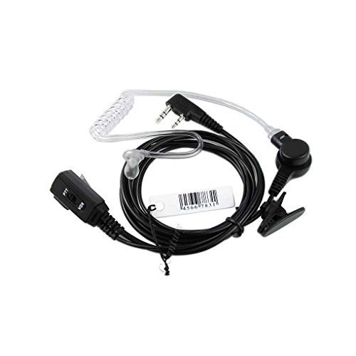 Loria Style Headset Earpiece Air Acoustic Tube VOX PTT for Baofeng Portable CB Radio UV 5R UV-5X UV-5RTP UV-985 for Kenwood Talkie