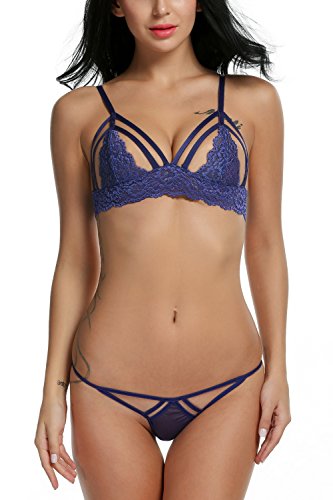 Avidlove women s sexy strappy lingerie lace open cup br…