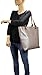Scarleton Ostrich Large Tote H115626 - Silver Brown