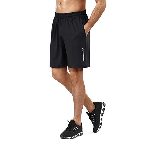 BENNALD Shorts heren sport sportbroek heren korte joggingbroek korte broek trainingsbroek mannen sneldrogende loopbroek… - Image 4
