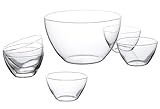 Simax Glassware 187 7-Piece Blown Bowl Set