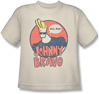 Johnny Bravo - Youth Wants Me T-Shirt In Cream, X-Large, Cream