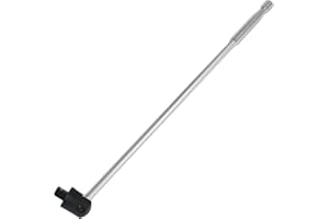 Maxanda Breaker Bar 24” Heavy Duty 1/2 Breaker Bar For Car Breaker Bar Socket Torque Wrench Long Chrome Vanadium Breaker Bar