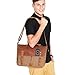 WOWBOX Messenger Bag Satchel Vintage Canvas Leather 13