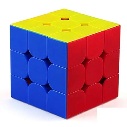 Premsons Cube 3X3X3 - Multi Colour , Stickerless 3D Cube Puzzle Game - Colours May Vary