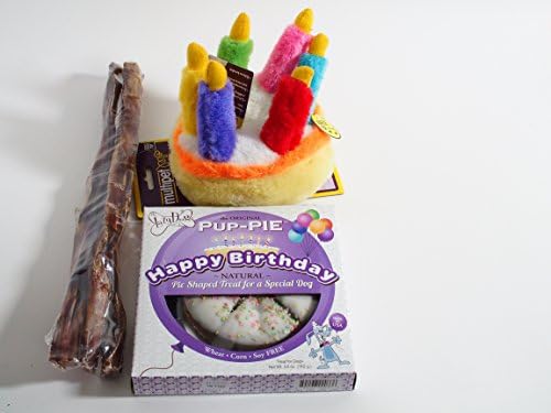 CMH Goods Special Dog Happy Birthday Cake Bundle Contains: 1 cake, 1 chew toy, 1 cake toy