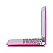 RUBAN Compatible with Old Version MacBook Air 13 Inch Case (2010-2017 Release). Models: A1466 / A1369, Plastic Hard Shell Protective Cover Case with Keyboard Cover for Mac Air 13, Hot Pink